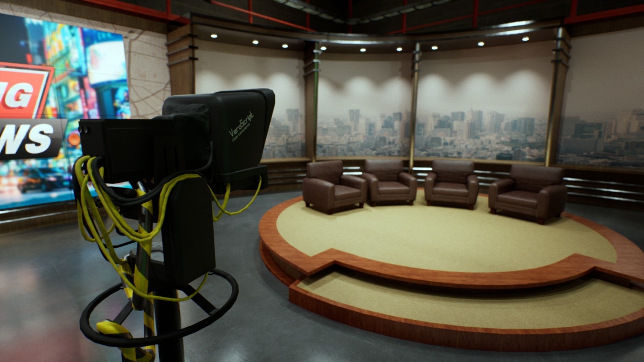 出品News Studio - Environment for VR, News Reports or Backdropsのメディア1