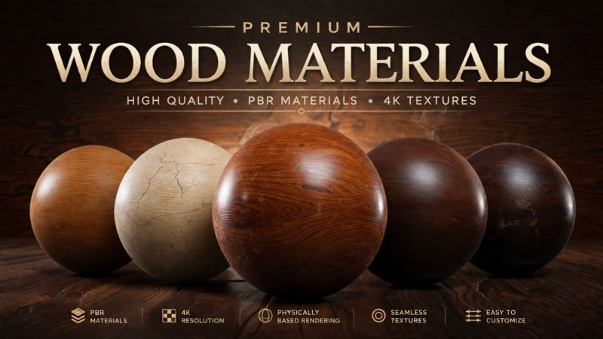 Premium Wood Materials Pack | Fab