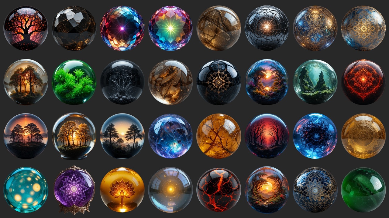 164 Shiny Orb Collection - Icons | Fab
