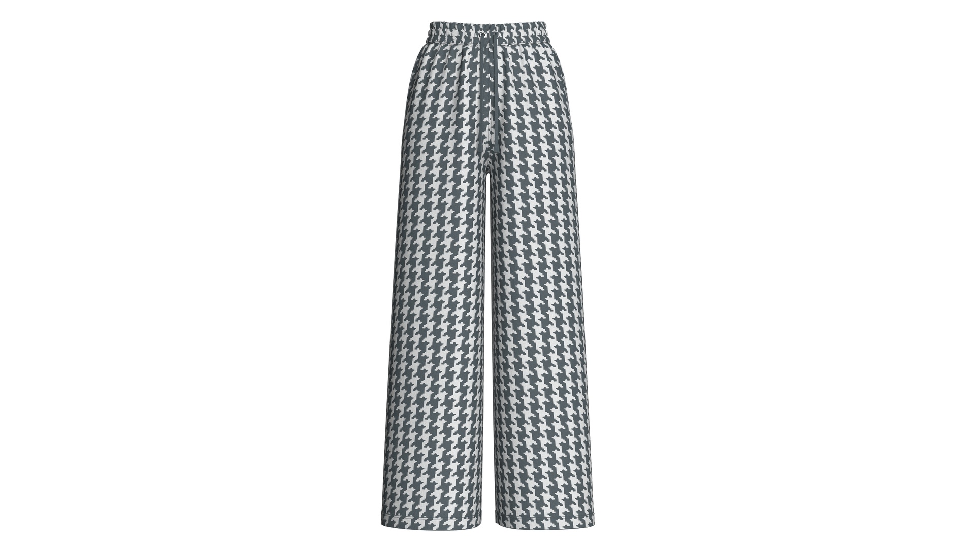 Media 1 for listing Girls Houndstooth Wide - Leg Trouser | High Poly
