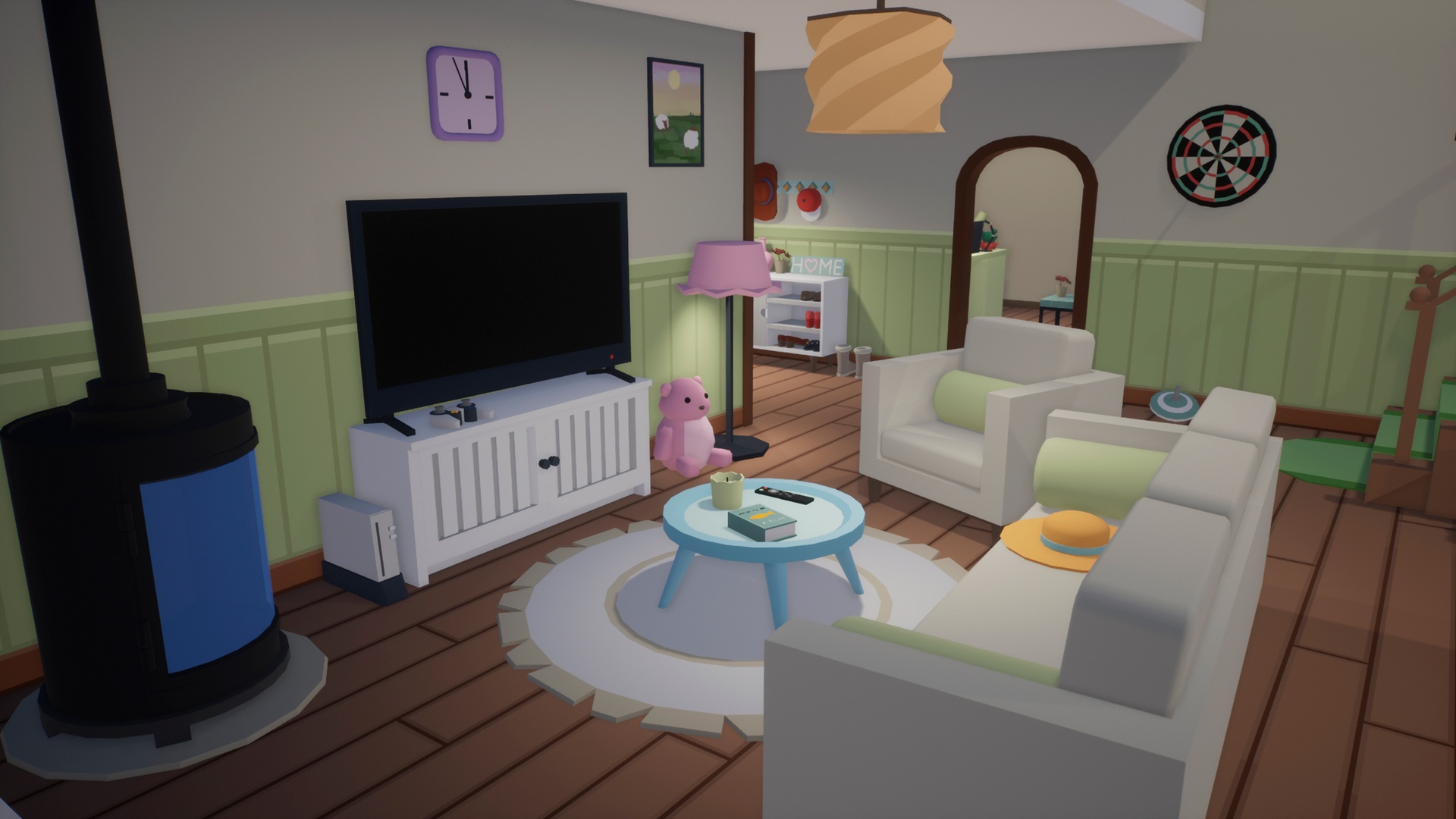 Low Poly Cozy Interior