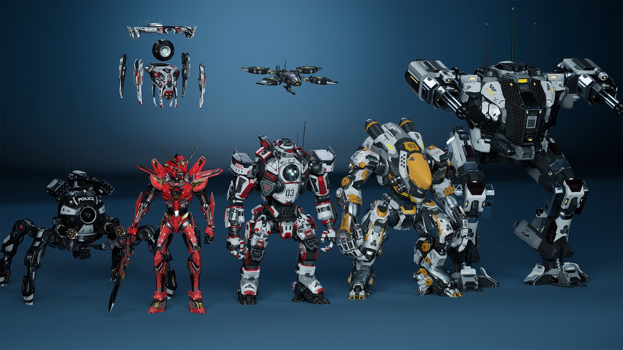Media 1 for listing Sci-Fi Mecha Pack