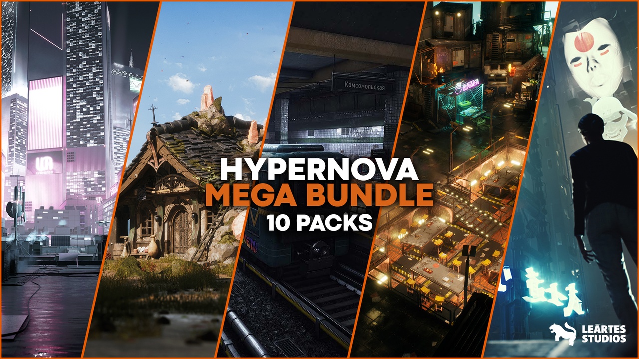 Hypernova Limited-Time Mega Discounted Unreal Engine Environments Bundle 제품 등록을 위한 미디어 1개