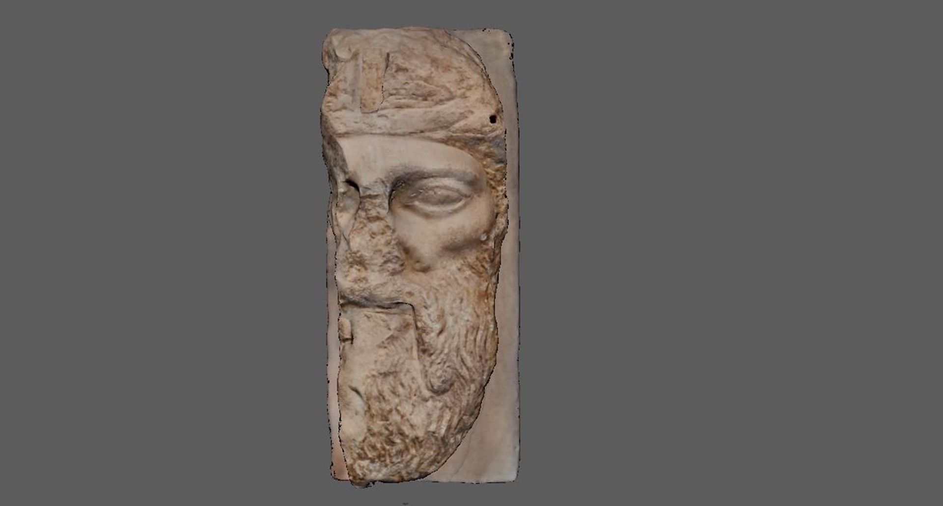 Media 1 for listing Dionysus (God of Wine) Marble Mask Model