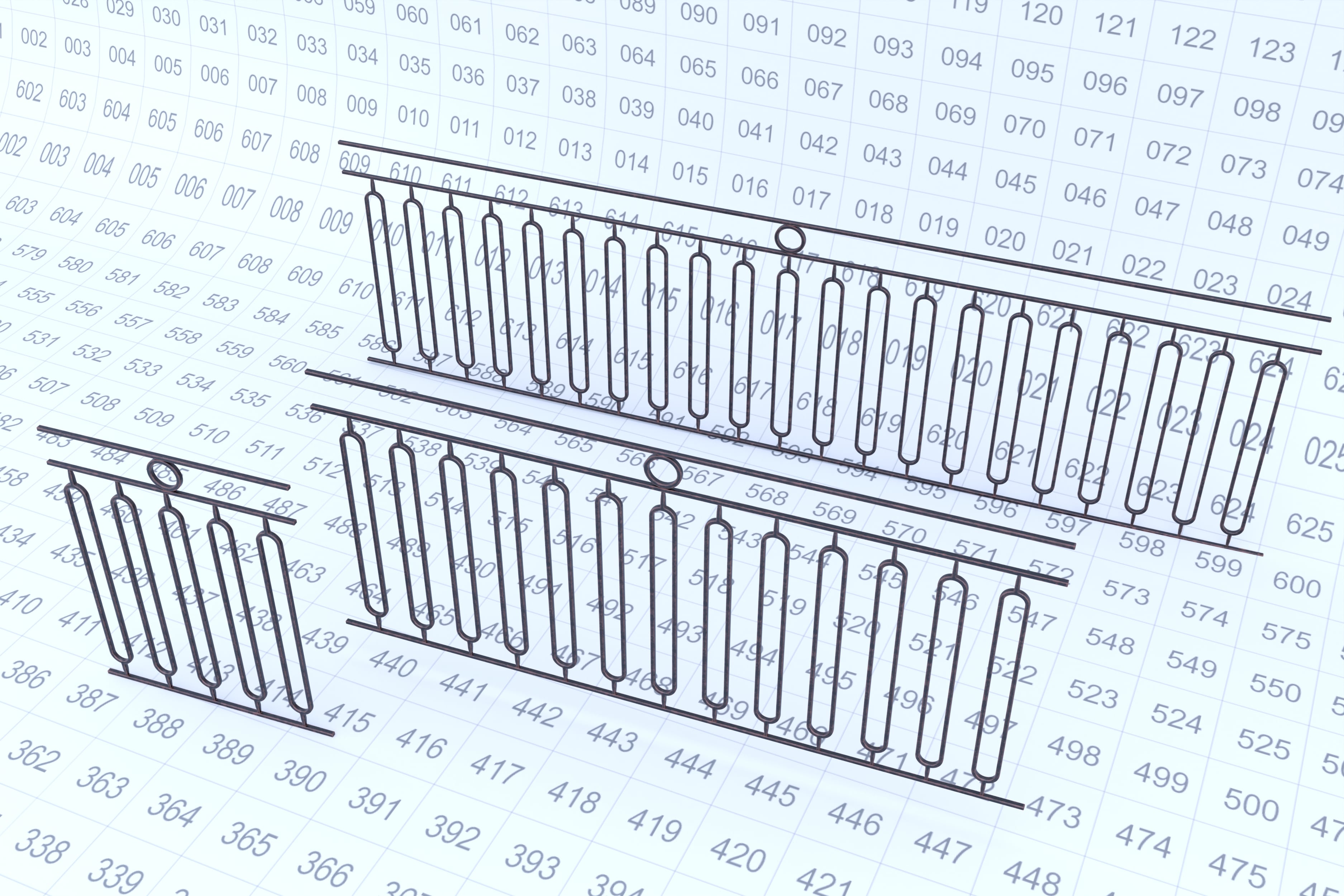 Simple Classic Metal Fence 3D Model – Clean Traditional Design | 3ds ...
