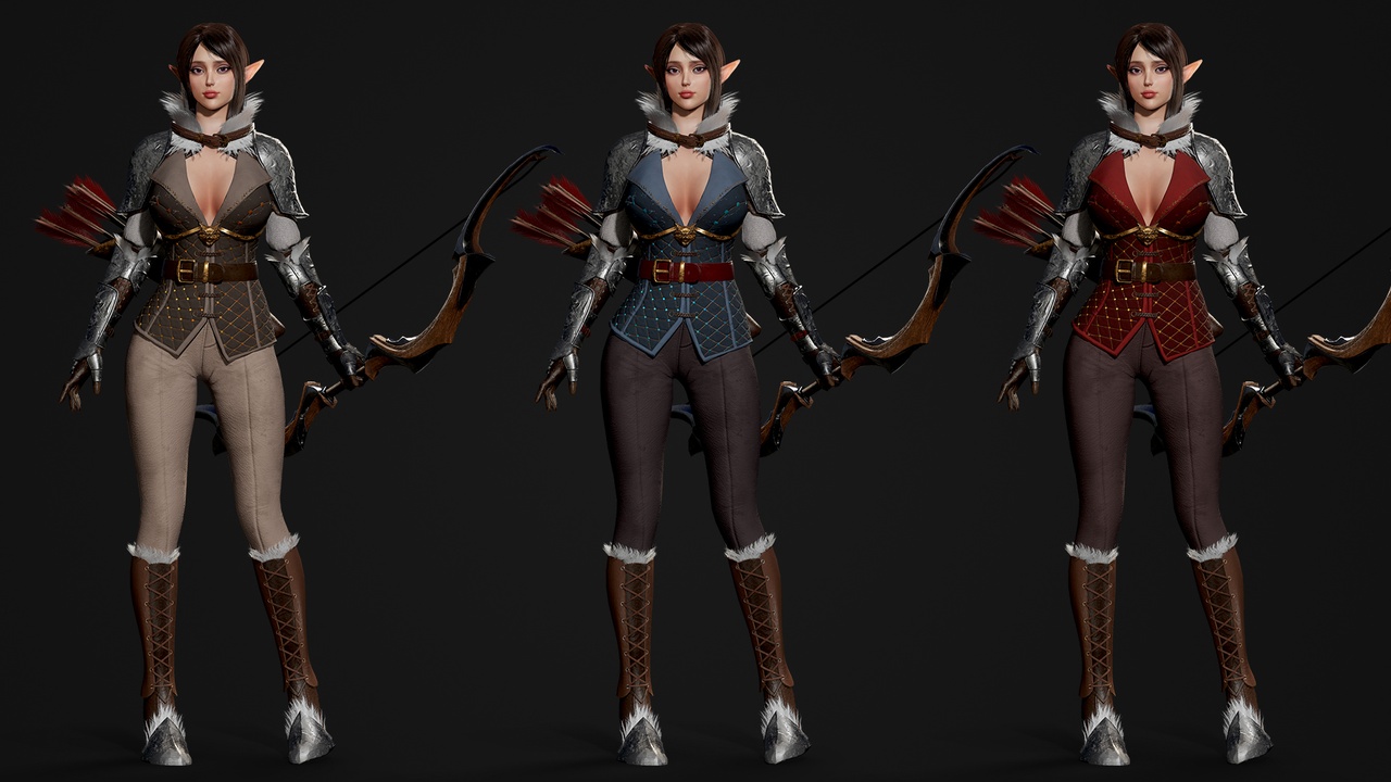 Media 1 for listing Modular Elf Archer Girl