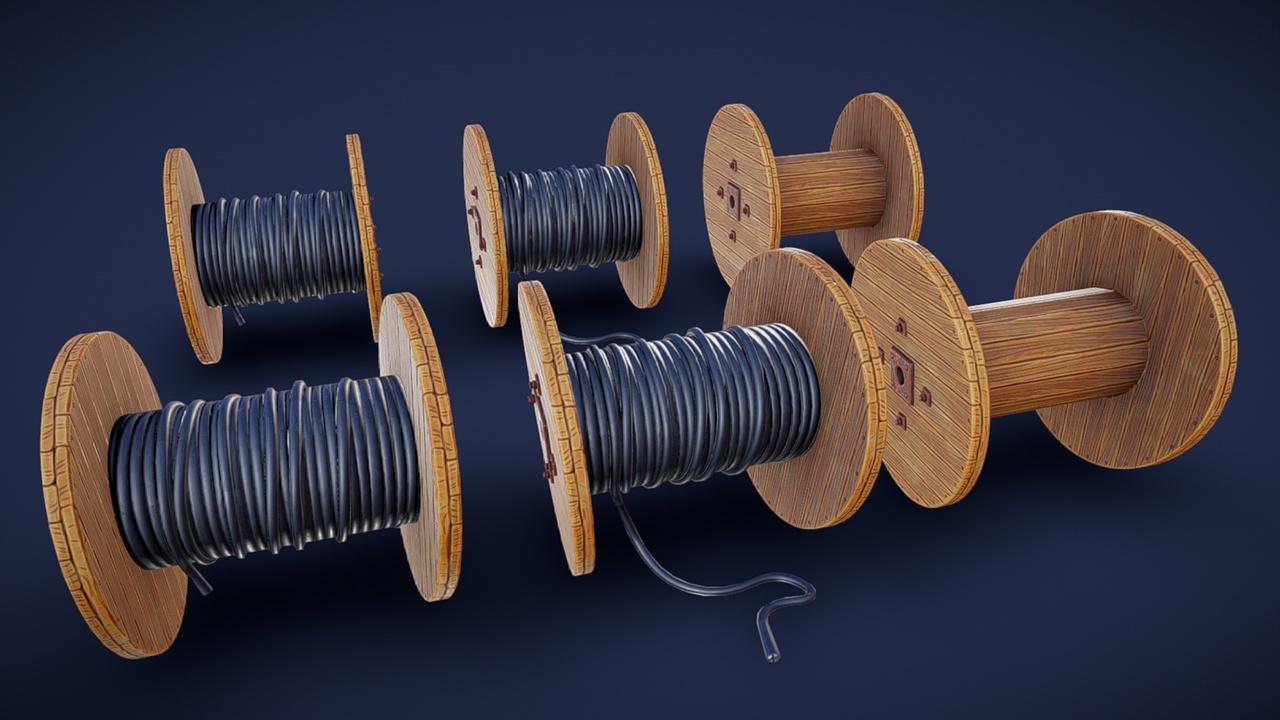 Média 1 pour l'article Stylized Cable Reel - Game Ready