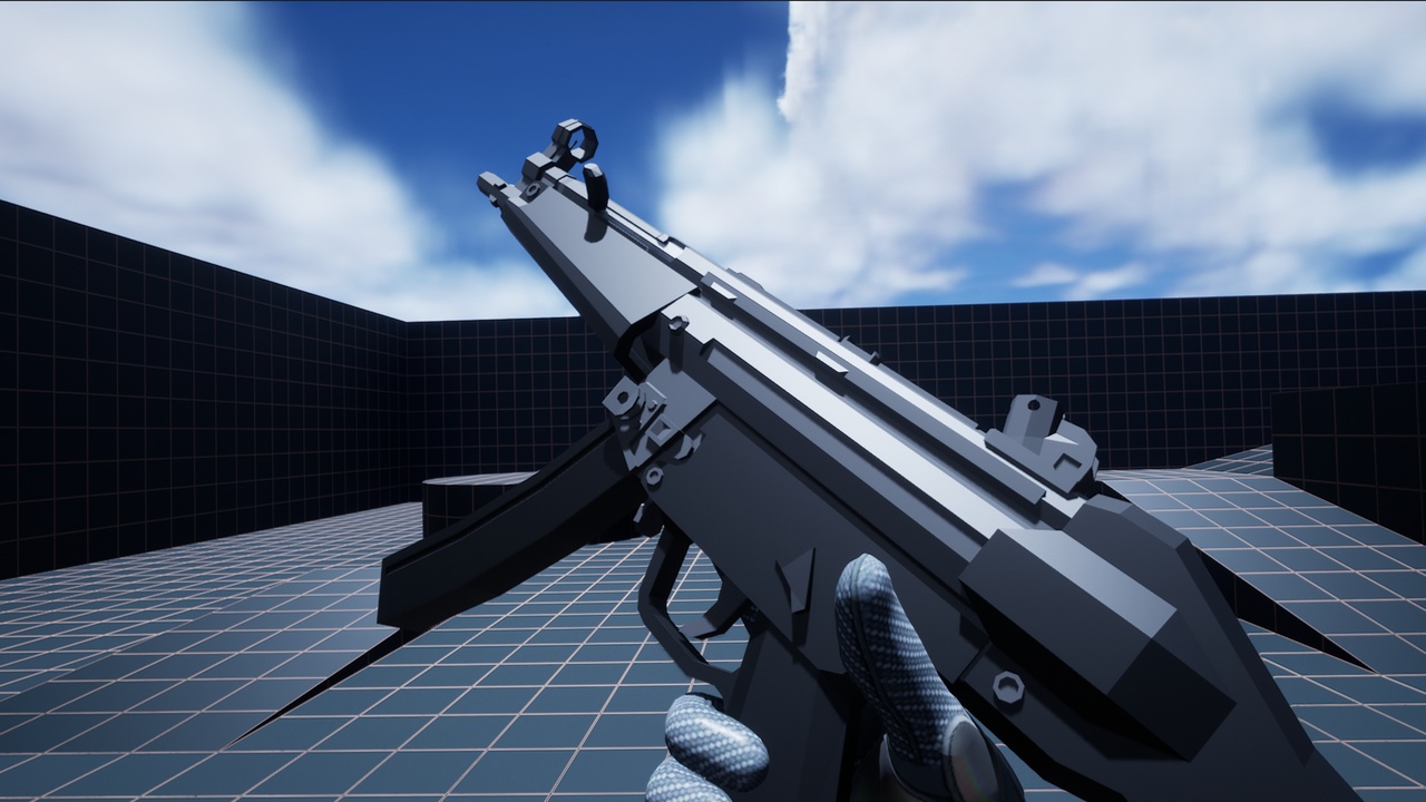 FPS Animations - Low Poly MP5 (SD) Modular 제품 등록을 위한 미디어 1개