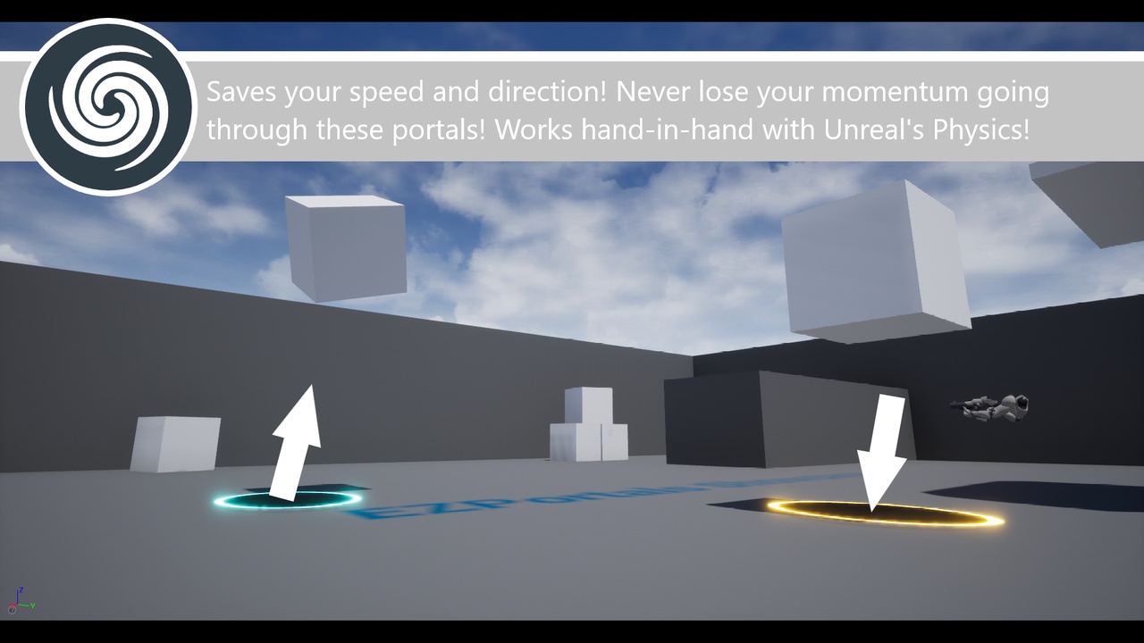 出品EZPortals - Simple Flexible Portal Blueprintのメディア1