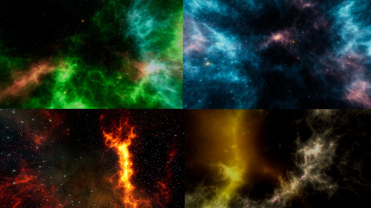 出品Simple to use Configurable Space Skyboxes - DDS Cubemapsのメディア1