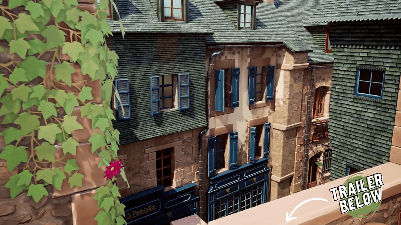 Media 1 for listing Stylized Town (Town, Stylized Town, Medieval Town, Fantasy Town, Modular Town)