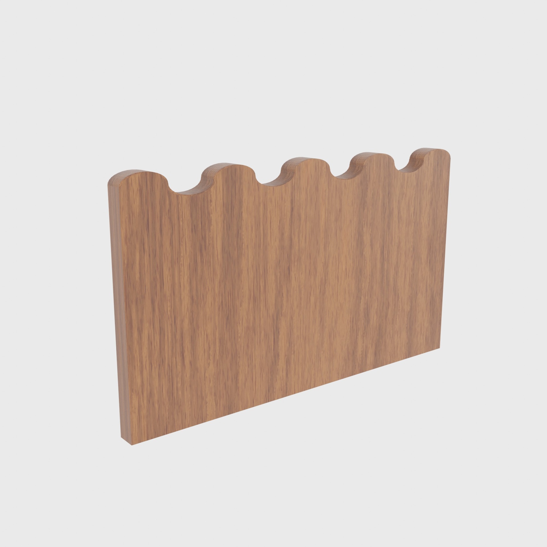 Media 1 for listing Bed Headboard Smooth Curved Lines Set