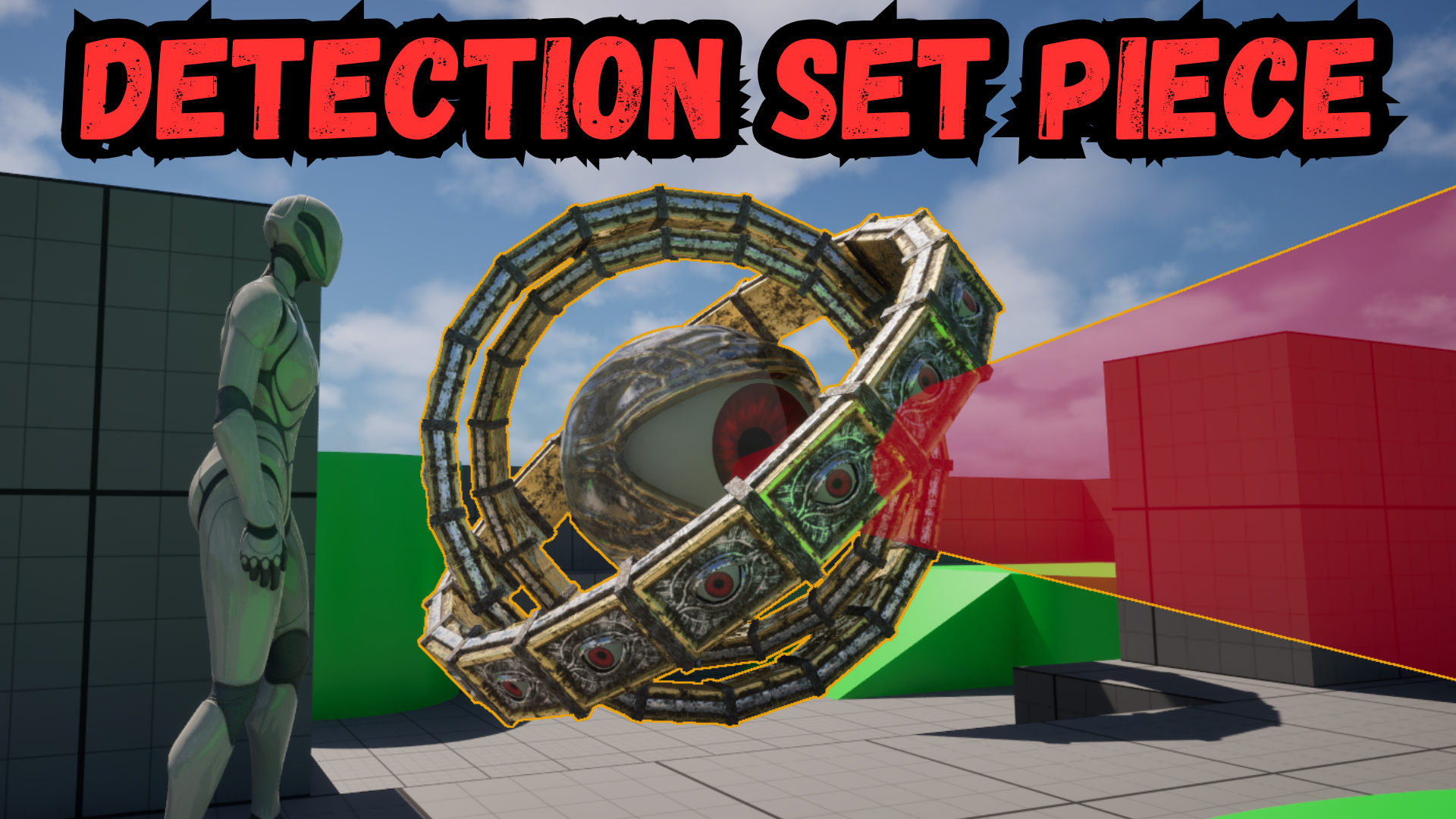 Enemy Detection Set Piece | Fab