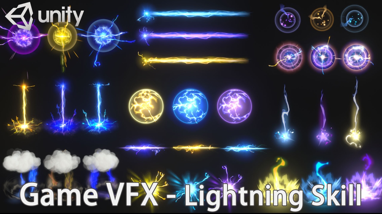 Game VFX - Lightning Skill Collection | Fab