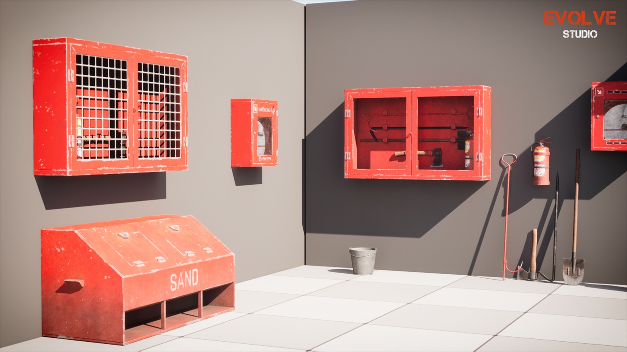 Media 1 for listing Fire Equipment Props Pack