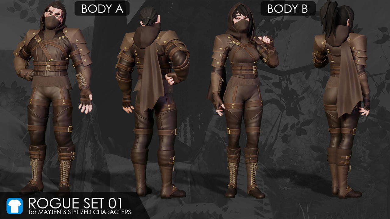 الوسائط 1 للقائمة Rogue set 01