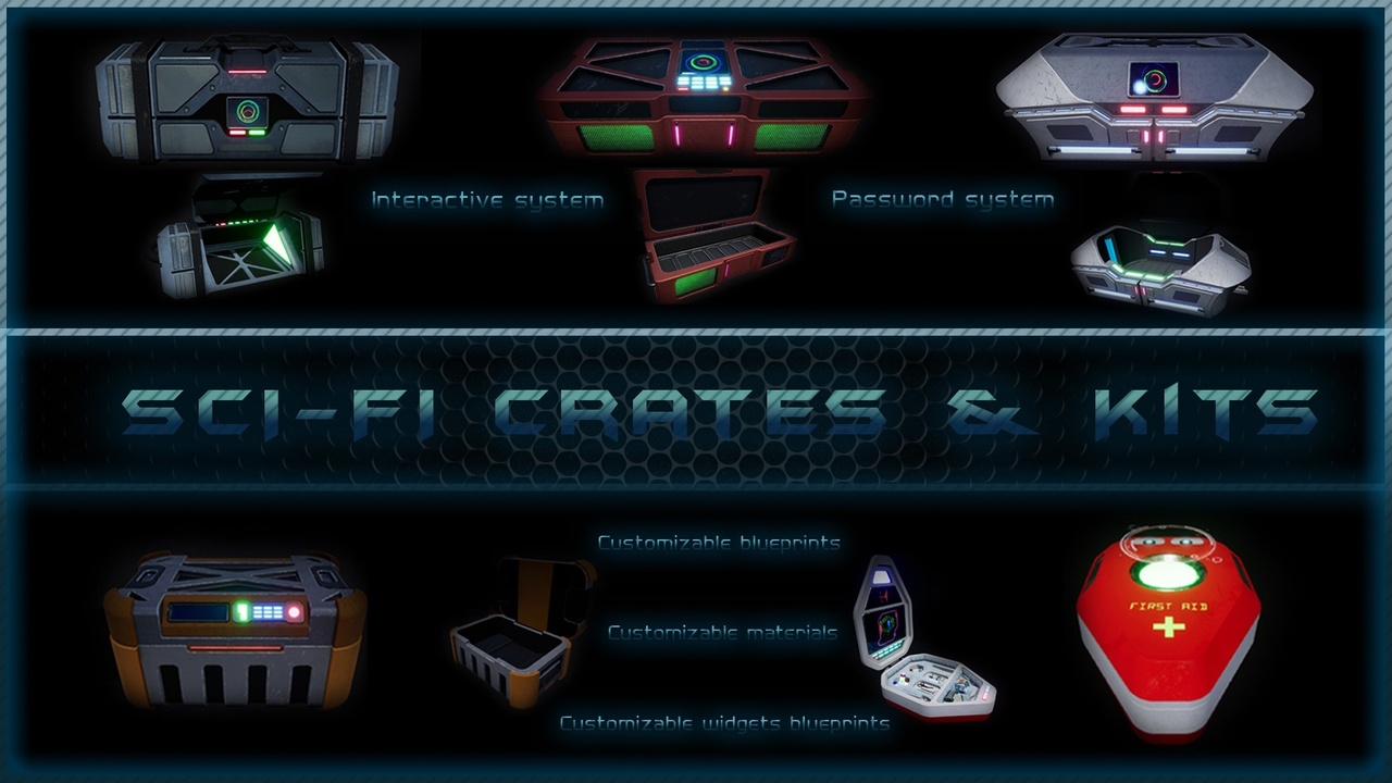 Media 1 for listing SCI-FI Crates & Kits