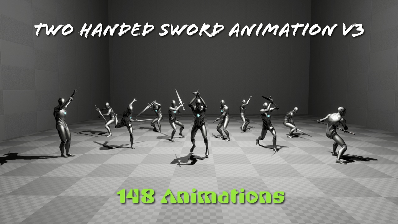 Media 1 for listing Two Handed Sword Animation V3