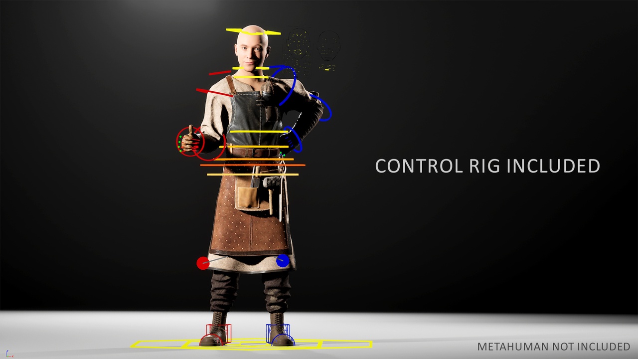 Media 1 for listing Medieval Blacksmith Outfit