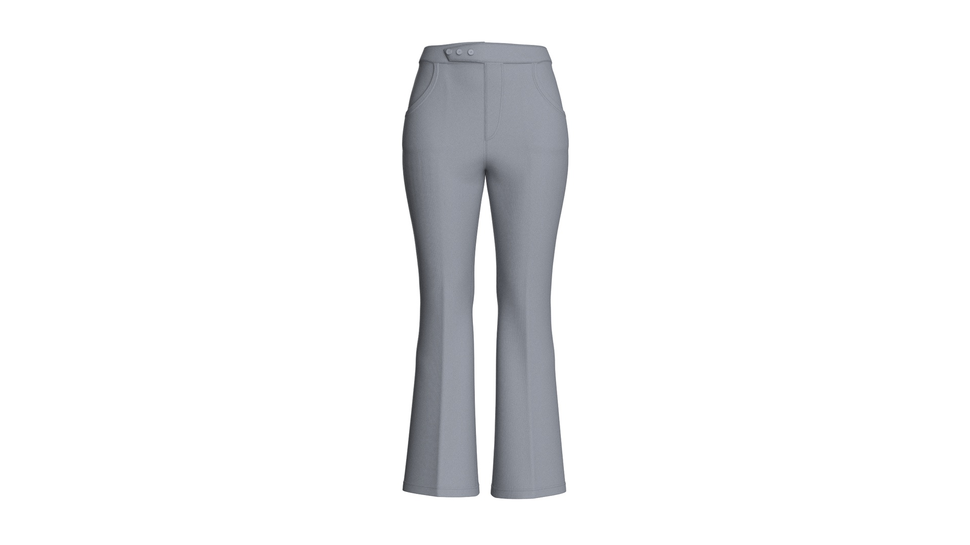 Media 1 for listing Girls High - Waisted Flare Pant | High Poly