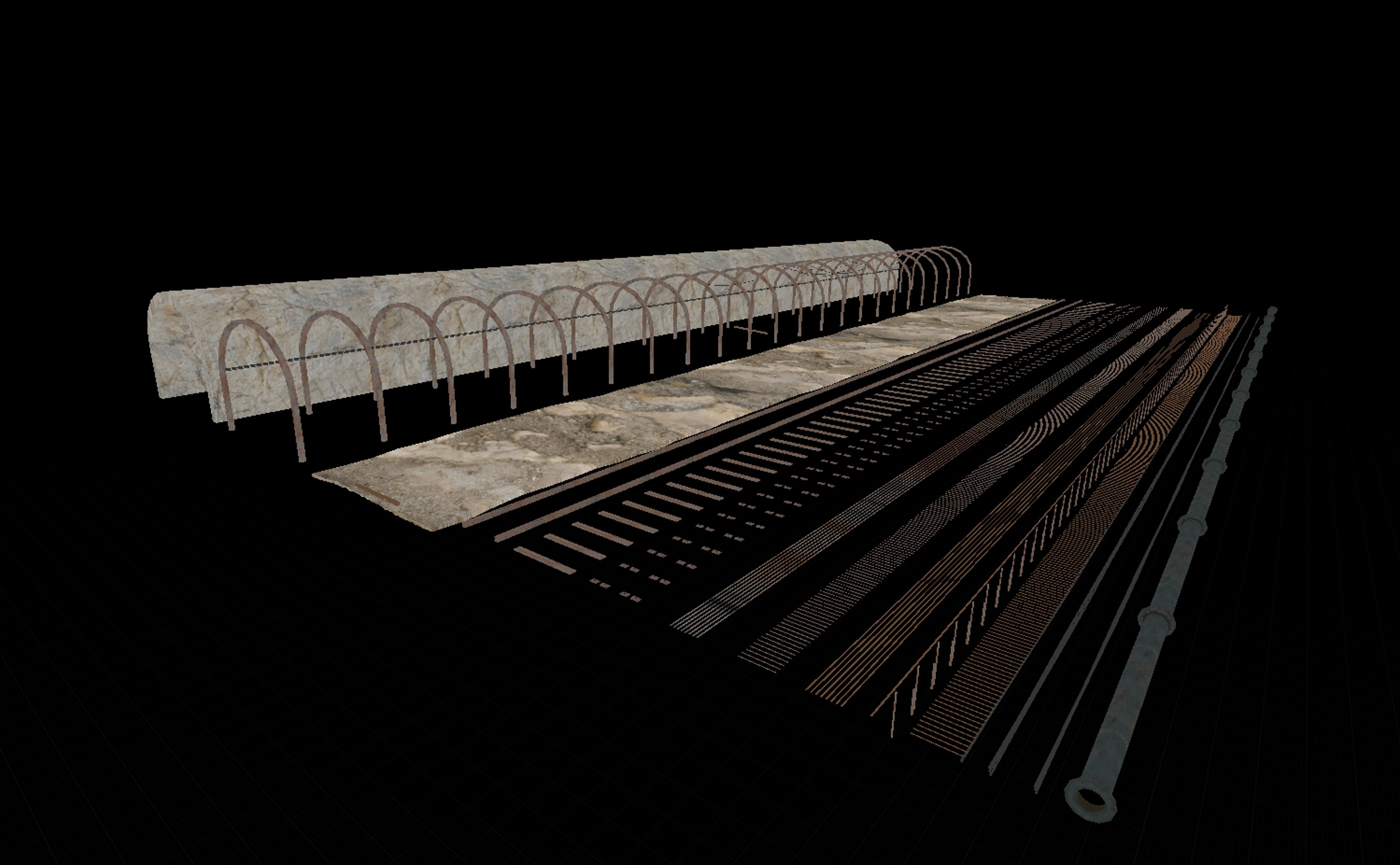 Media 1 for listing Abandoned Metro Tunnel - Modular Asset Pack