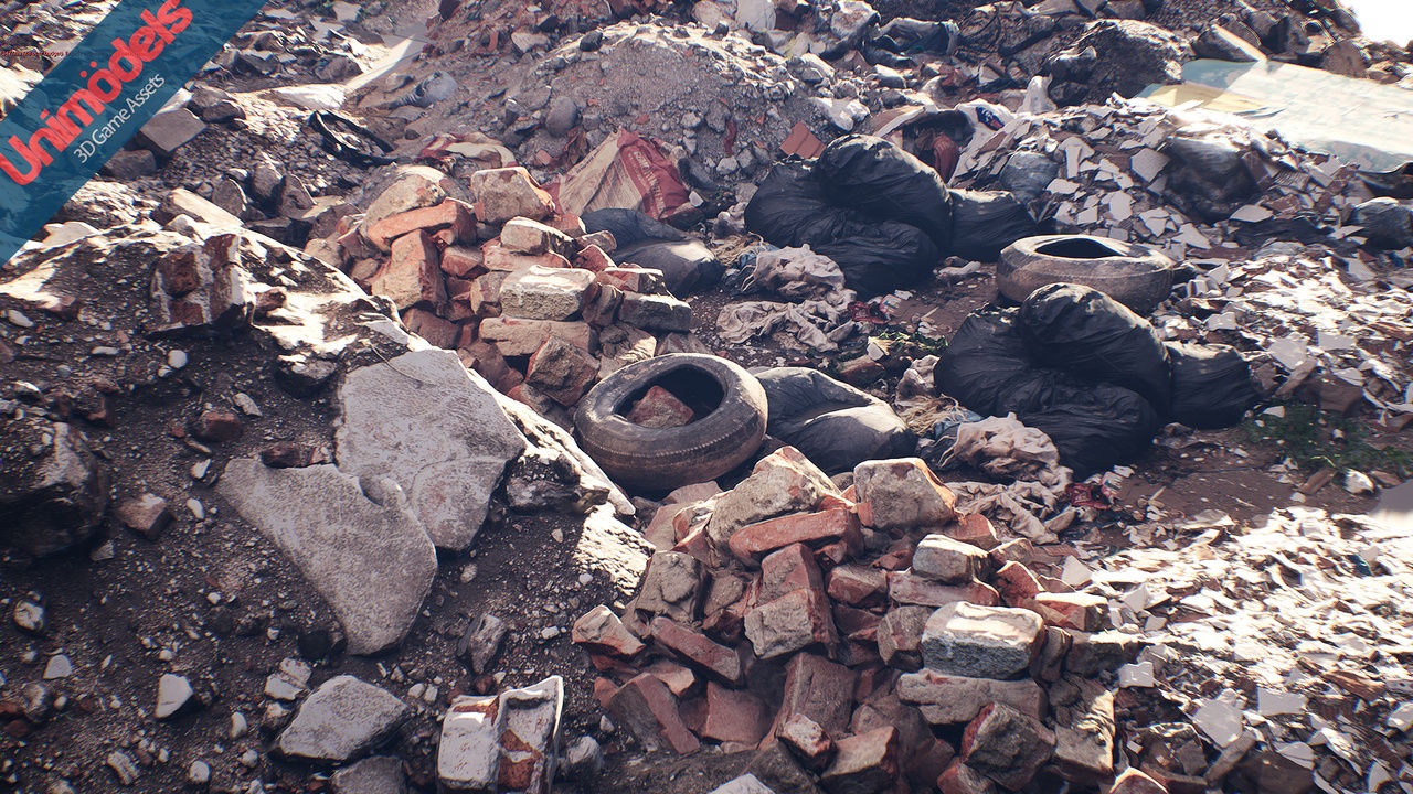 Media 1 for listing Bundle Urban Ruin & Debris Megabundle: 4-Pack Scavenger Collection (UE 5.4+)