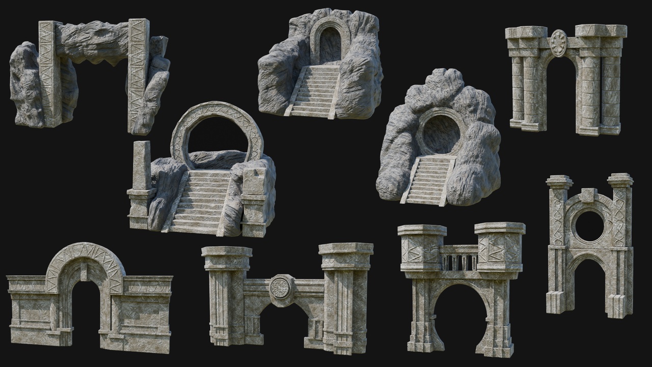 Background Stone Portals 제품 등록을 위한 미디어 1개