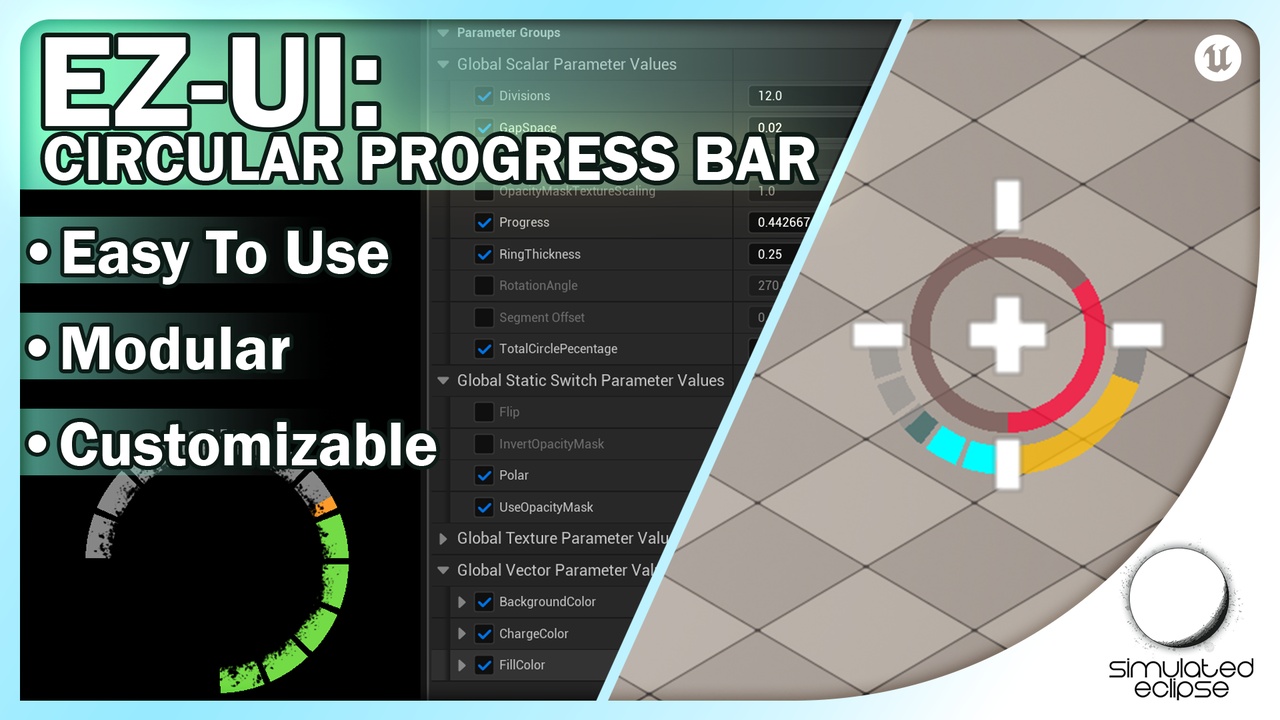 Media 1 for listing EZ-UI: Circular Progress Bar