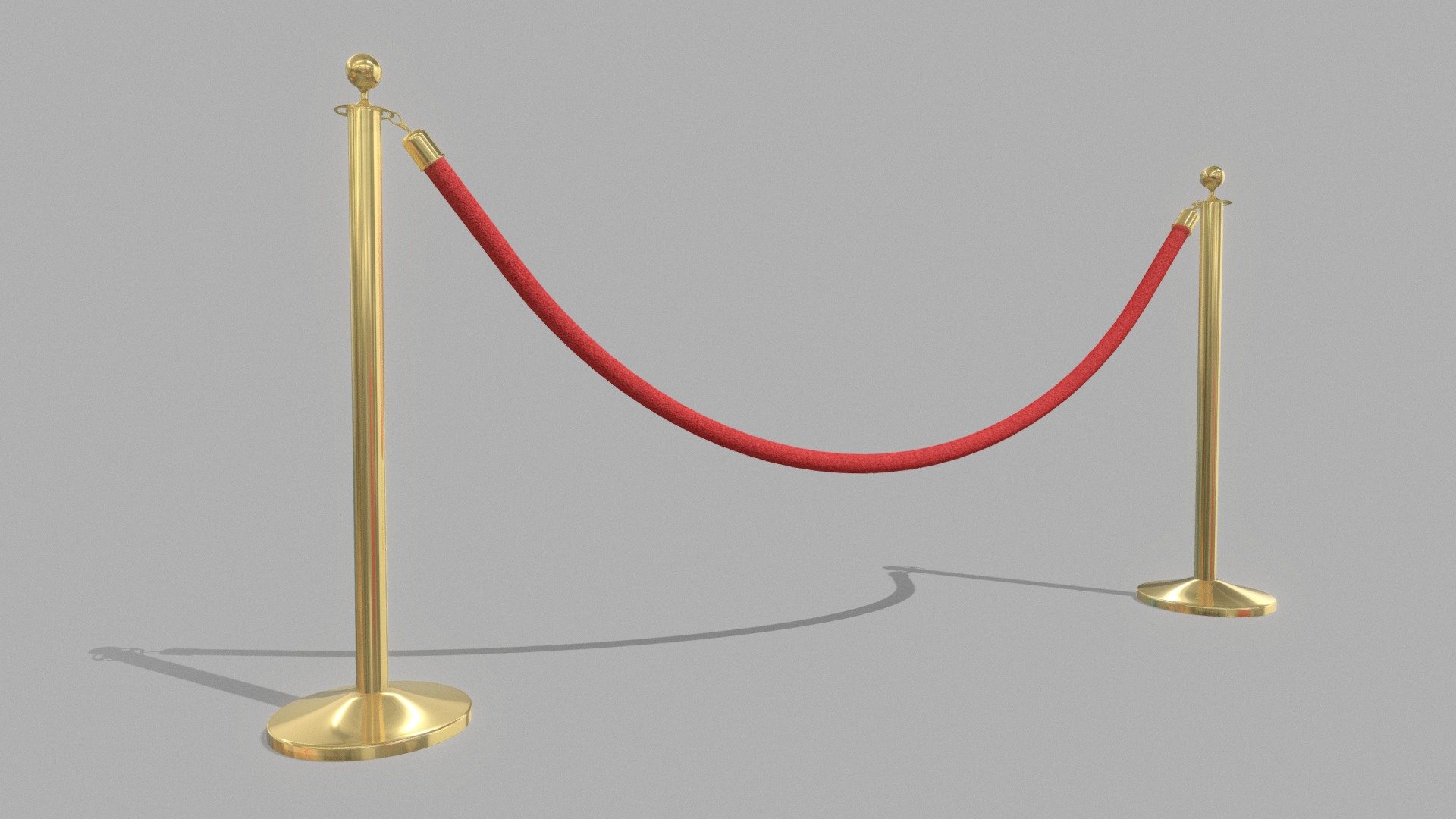 Red Velvet Stanchion Rope | Fab