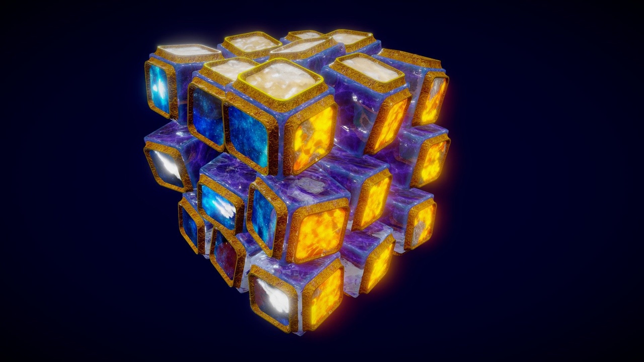 Media 1 for listing Ethereal Rubicks Cube