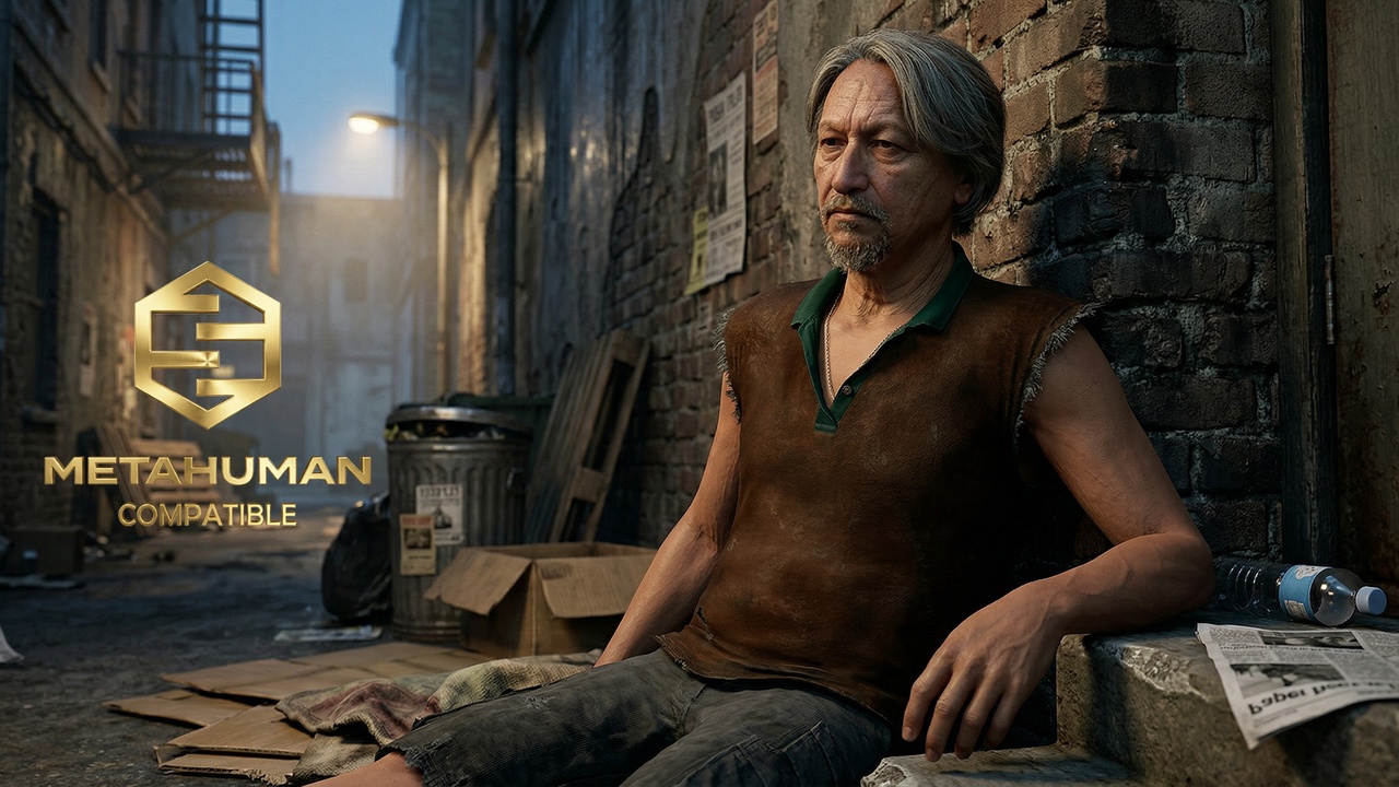 Media 1 for listing Worn Sleeveless Street Survival Shirt with Distressed Urban Poverty Styling