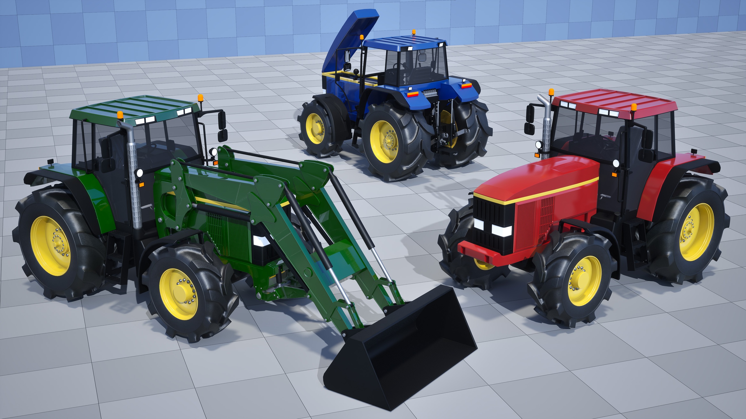 Media 1 for listing Stylized Drivable Vehicles - Utility Tractor "Rancher"