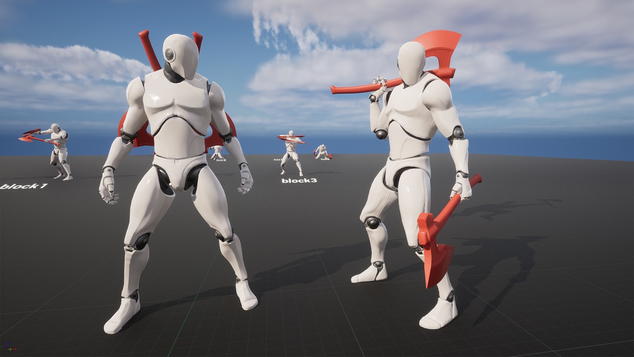 Media 1 for listing Dynamic TwinAxe Combat Animations