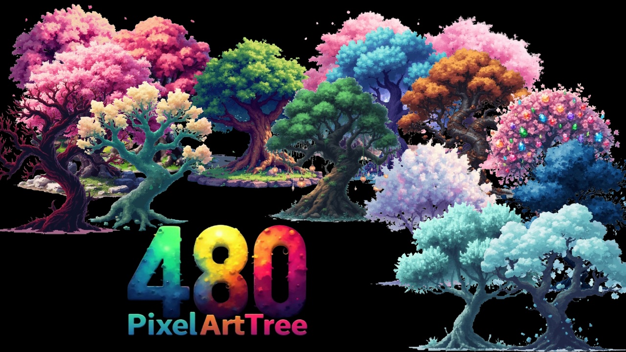 Media 1 for listing PixelArt 480 Tree