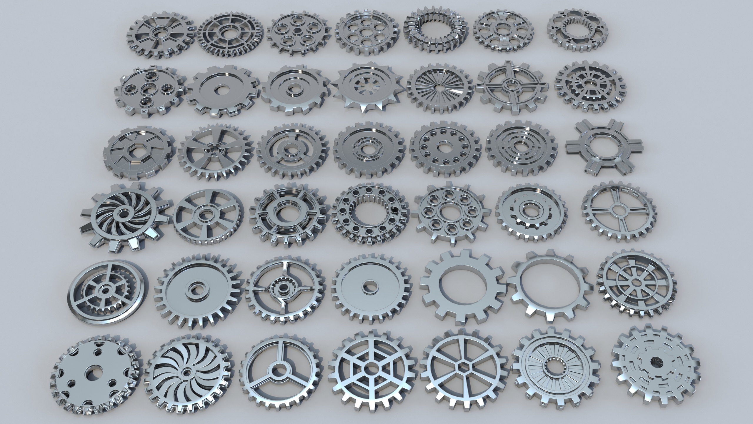 Media 1 for listing 42 low poly gears