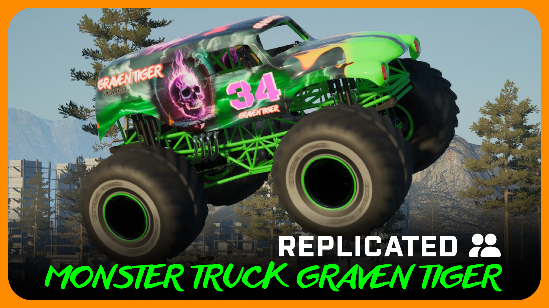 Monster Truck Graven Tiger - Drivable - UE5 | Fab
