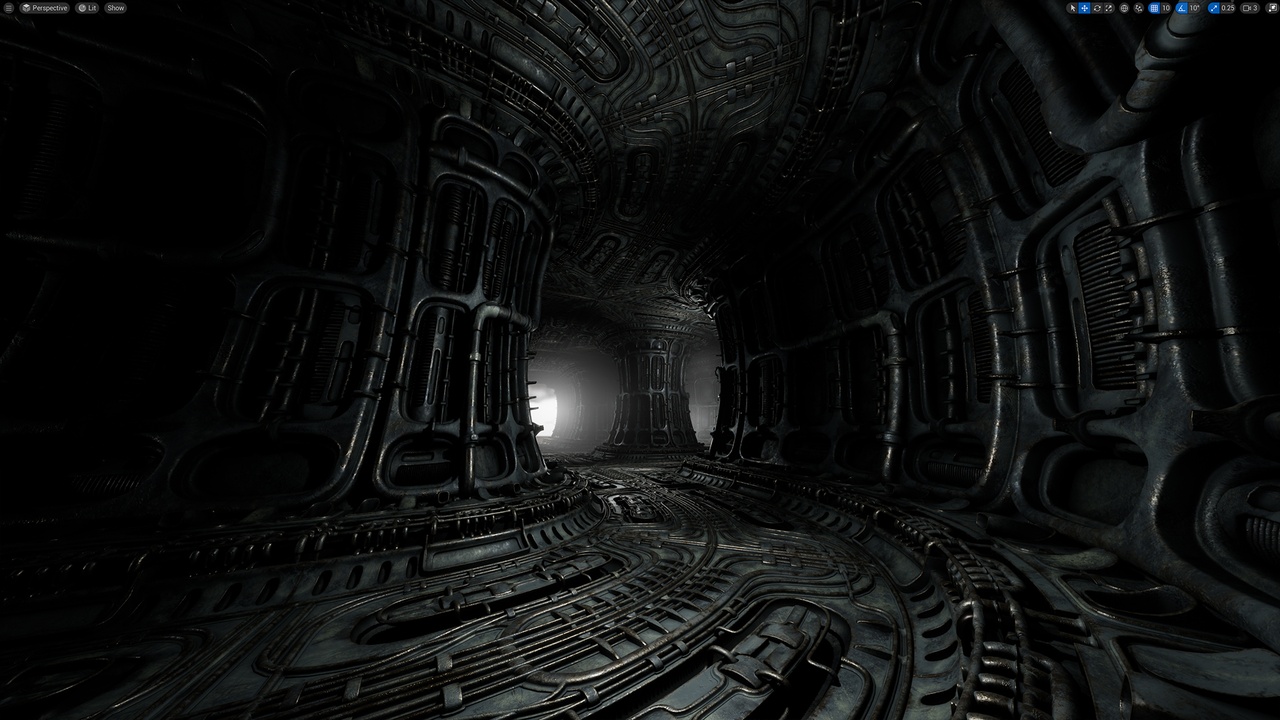 Ancient SciFi Corridor 제품 등록을 위한 미디어 1개