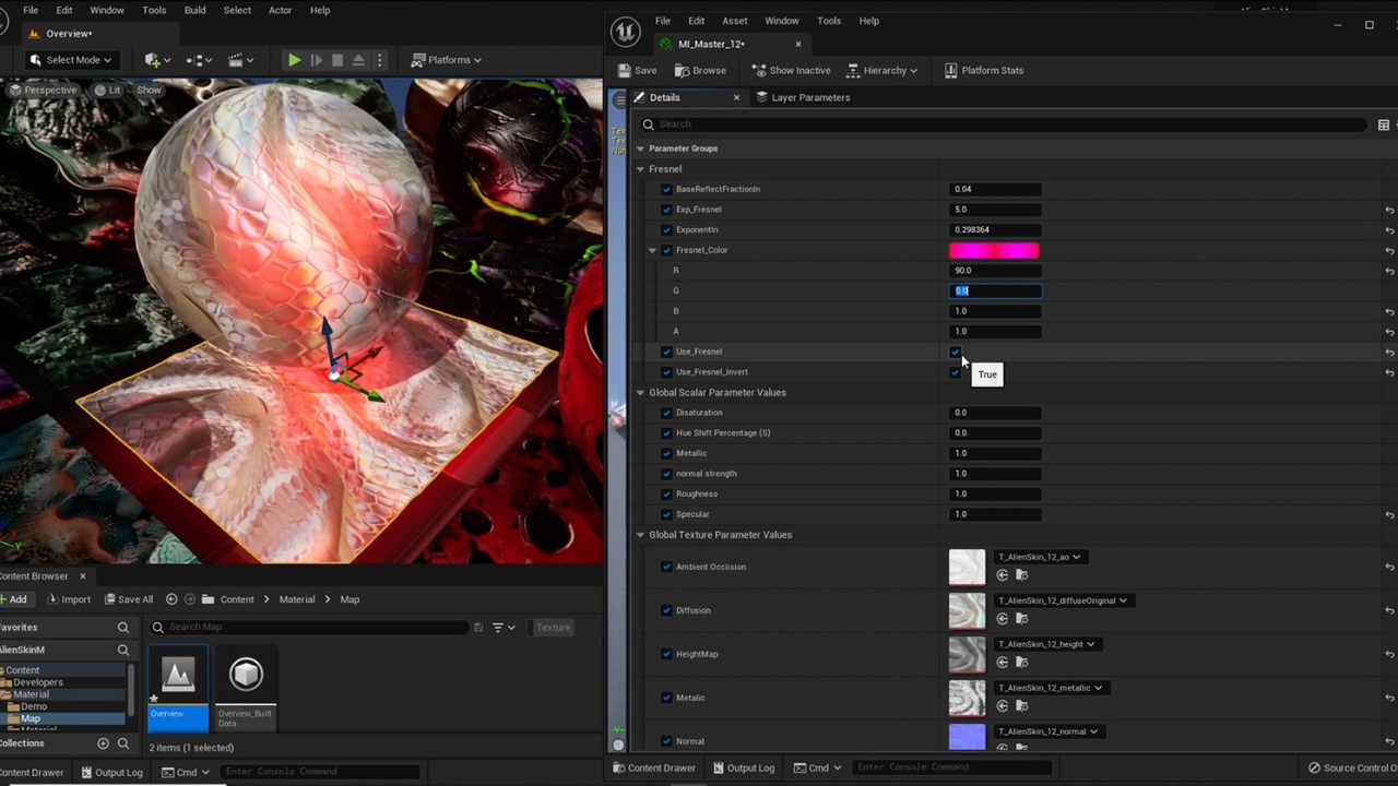 Multimedia 1 para anuncio Alien Skin Material PBR 4k