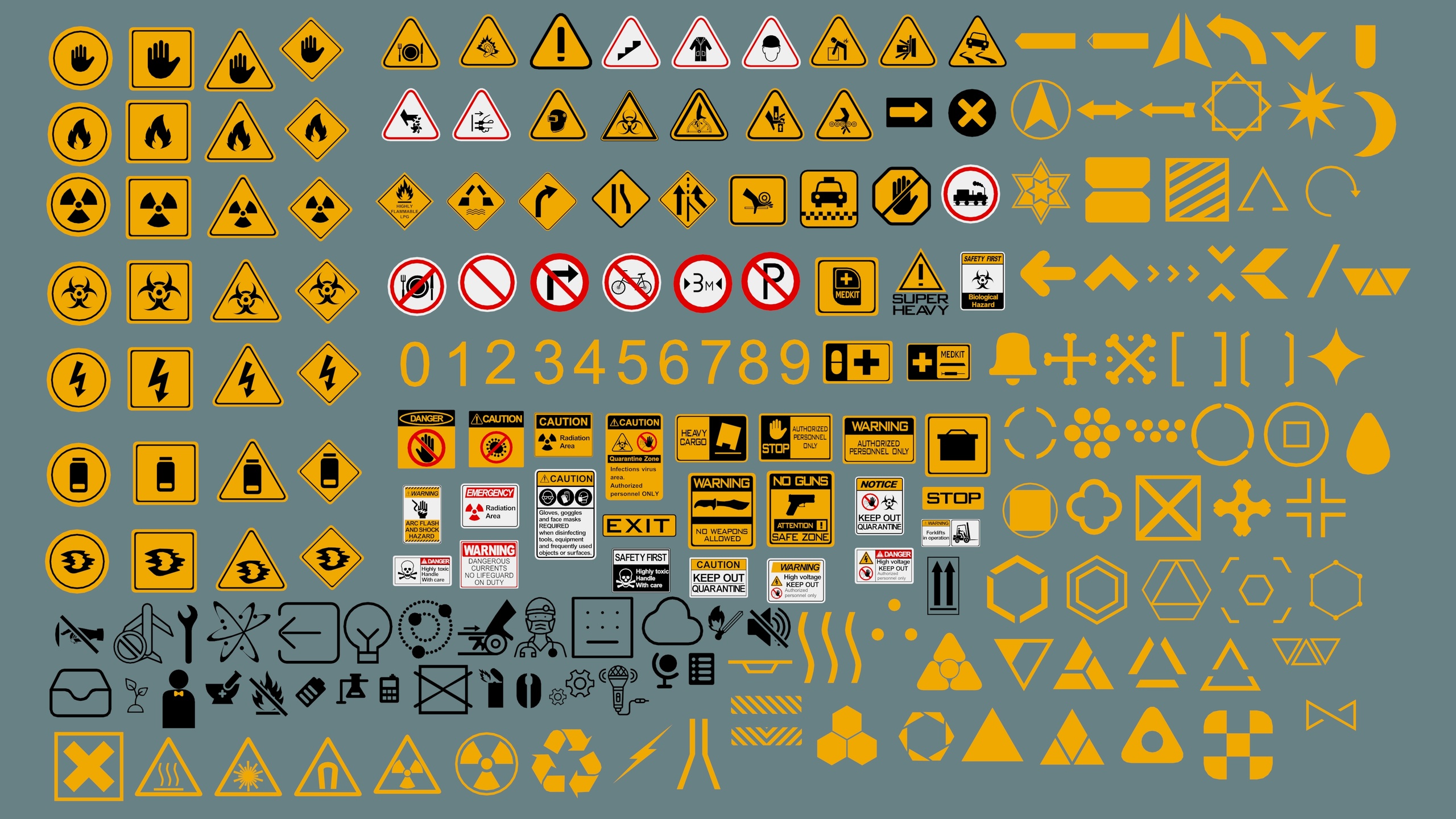 Media 1 for listing Polygon Decals 201 pieces - Collection 1