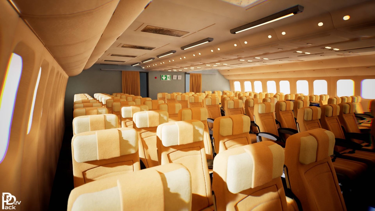 商品 Airplane Interior / 36 Assets 的媒体 1