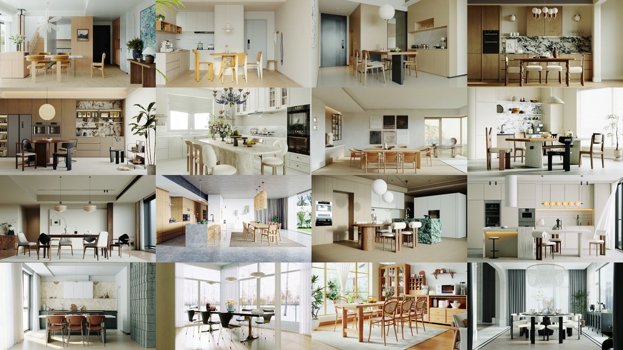 Medium 1 für Eintrag Dining Room Pack 02 - 16 Scenes