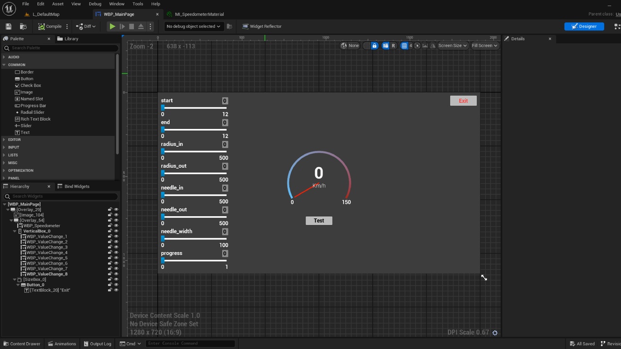 Media 1 for listing Custom Speedometer on umg