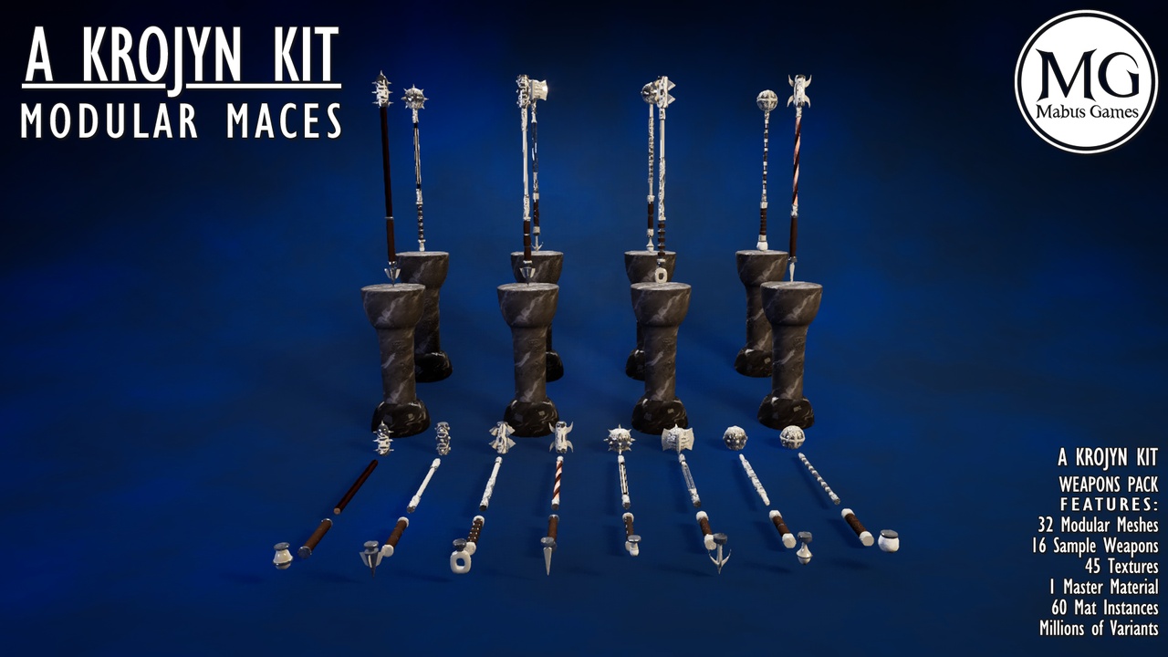 Media 1 for listing A Krojyn Kit - Modular Maces