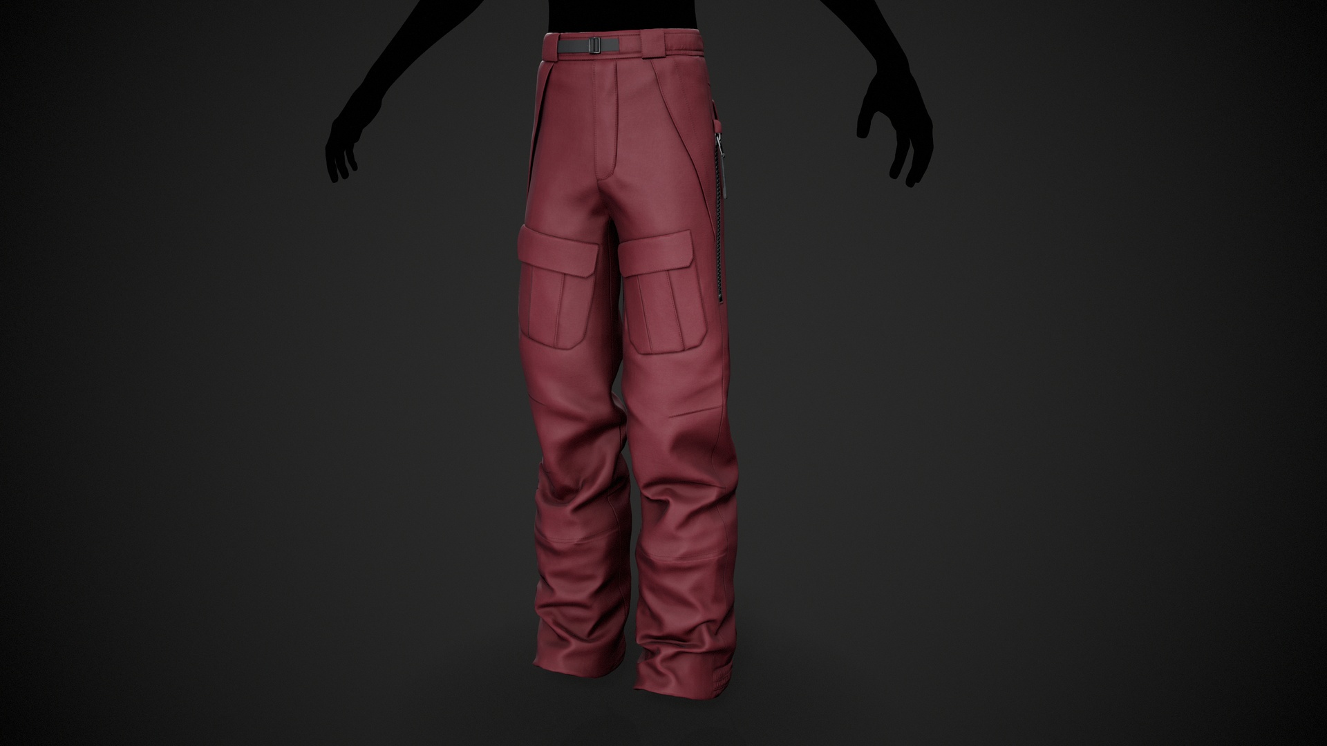 Media 1 for listing Red Snowboard Pants Style 3