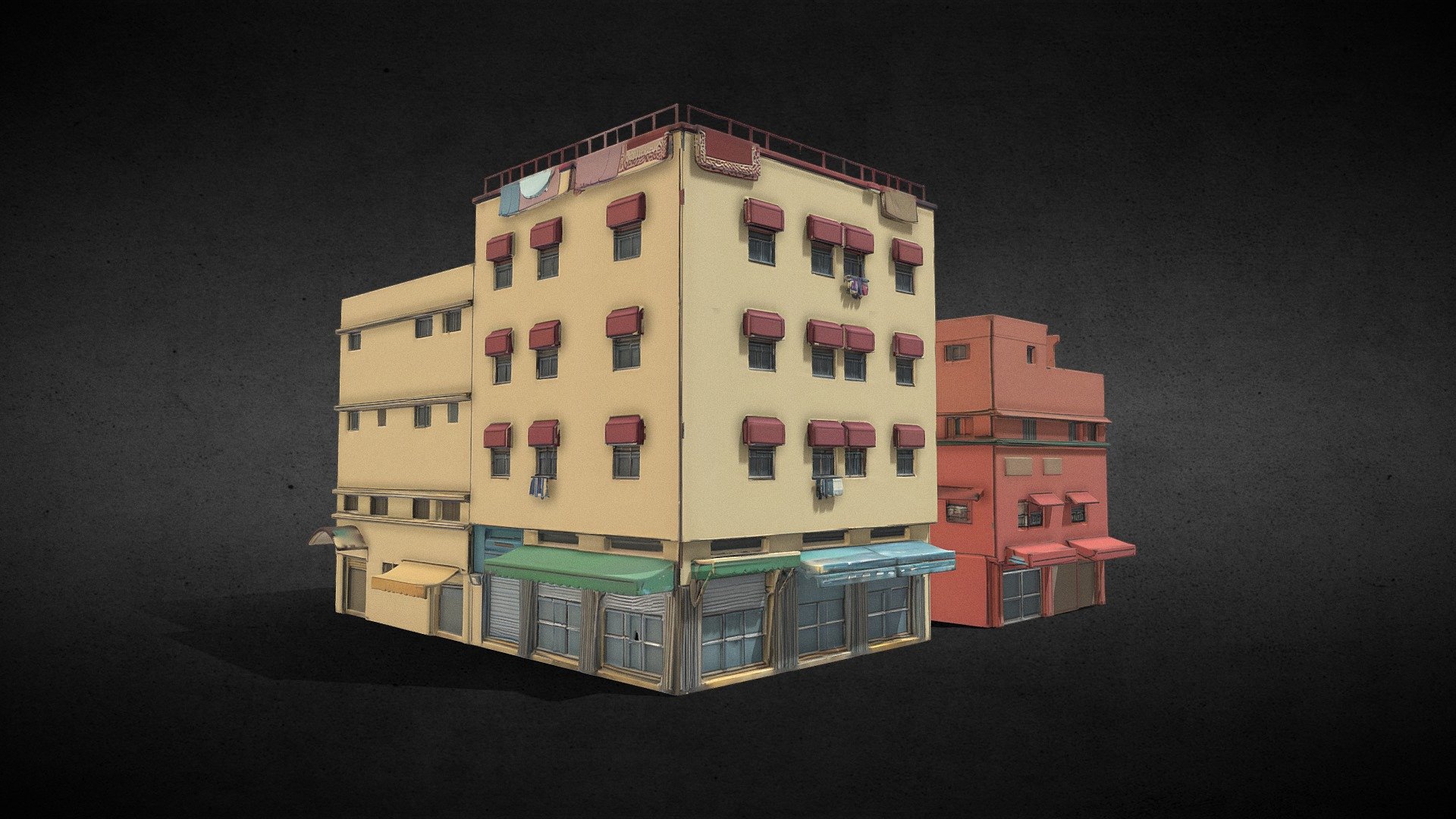 Stylized Building – Tier I | Fab