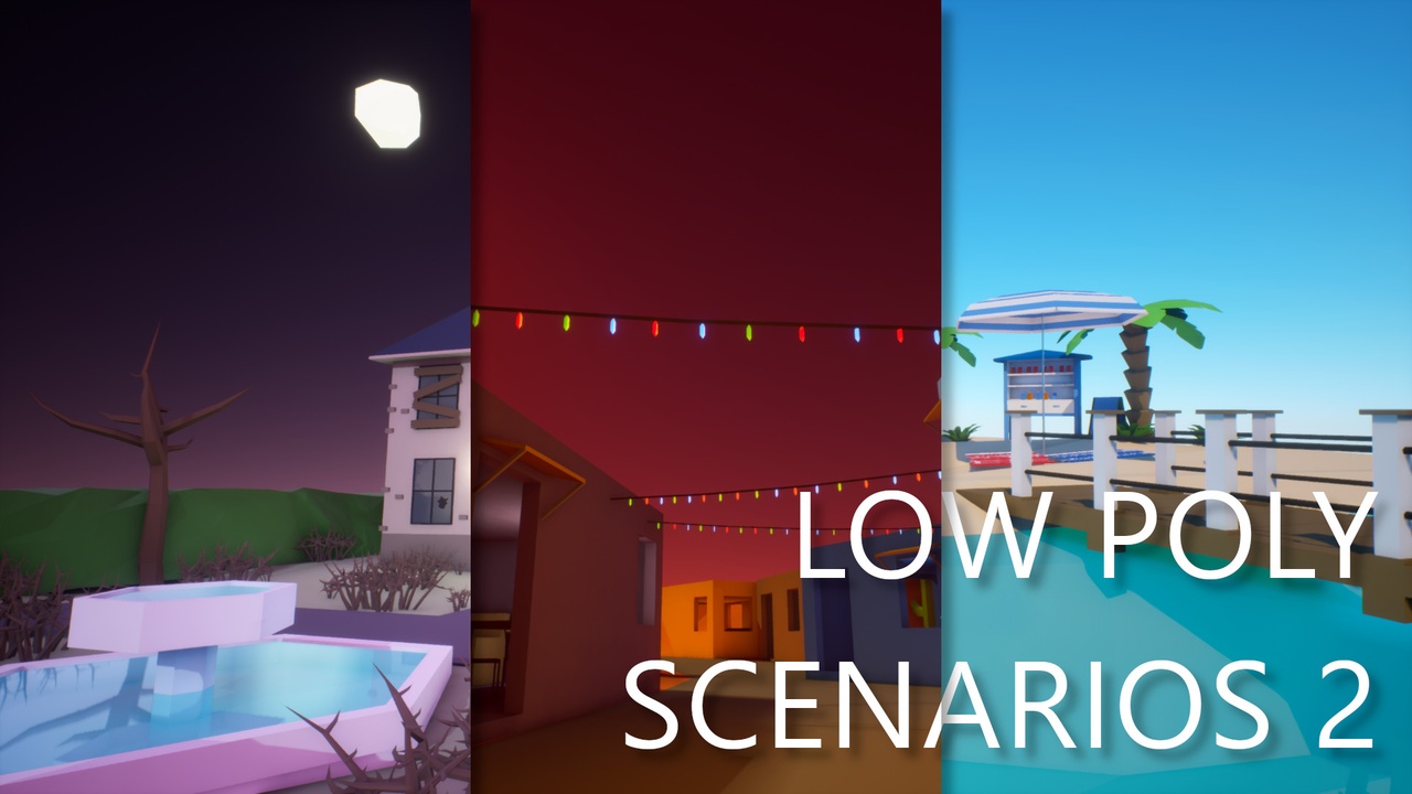 Media 1 for listing Low Poly Scenario Pack 2