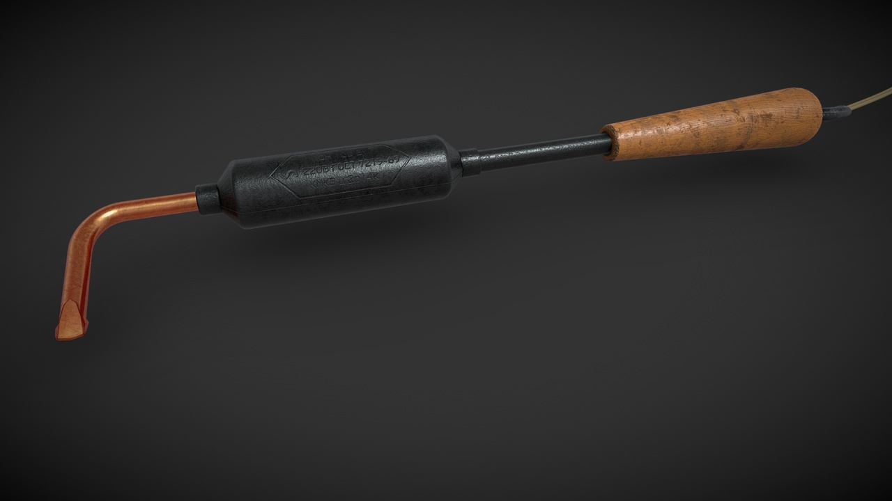 Media 1 for listing A soviet soldering iron. Паяльник.