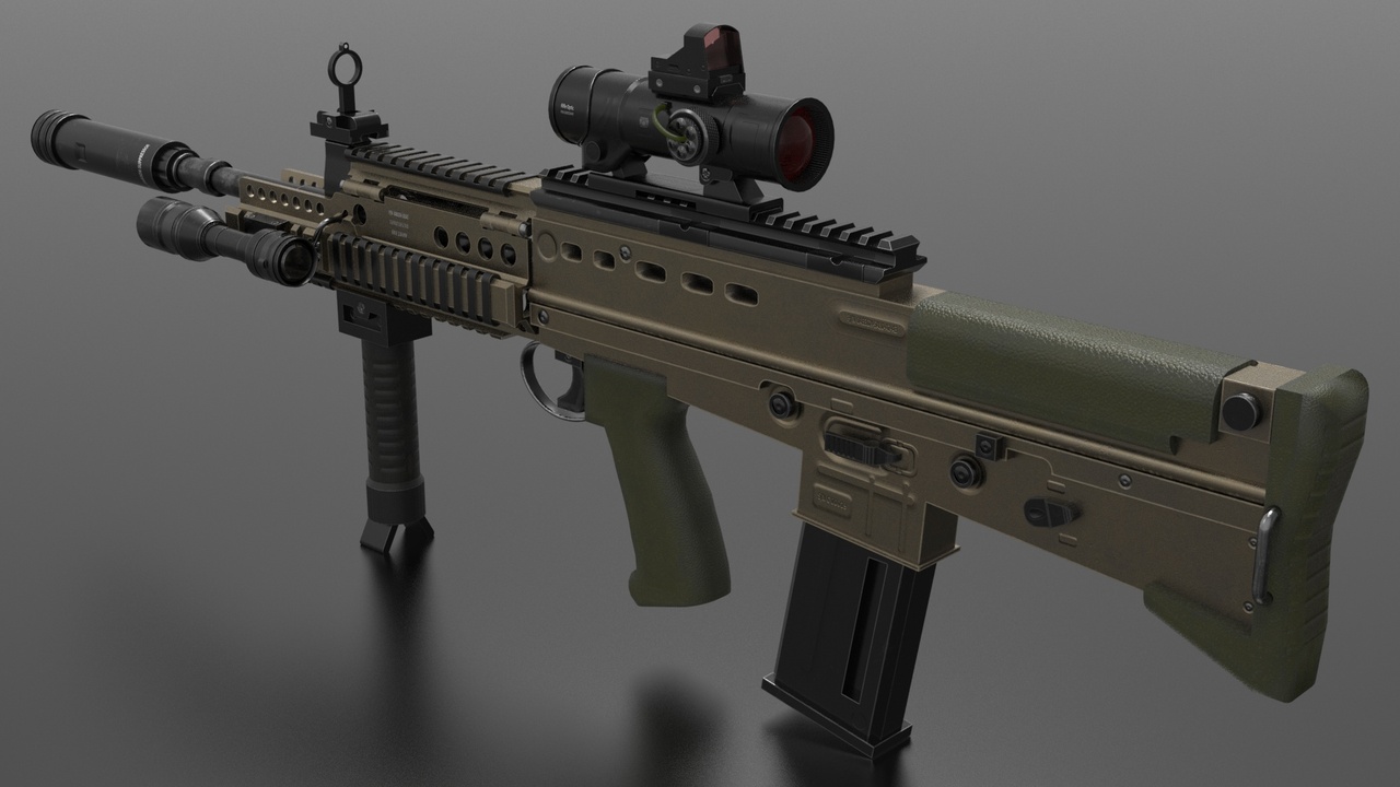 Média 1 pour l'article SA80 L85A2 Weapon (Fps-Tps)
