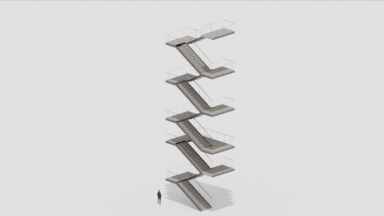 Media 1 for listing Brutalist Stairs 11s