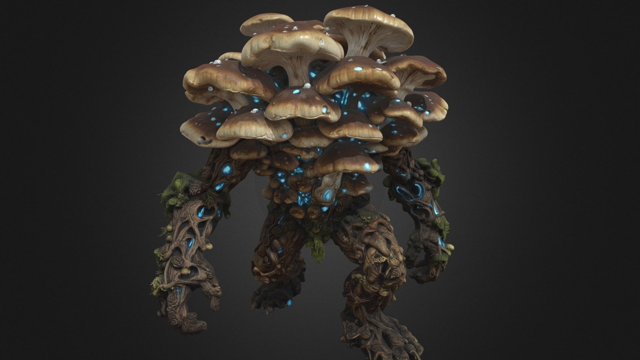 Media 1 for listing Fungal Golem - Forest Mushroom Beast